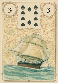 Golden Lenormand Oracle Deck Lo Scarabeo - Image 4