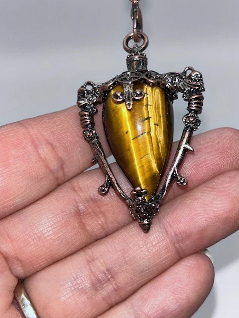 Golden Tiger’s Eye Pendulum - Image 2