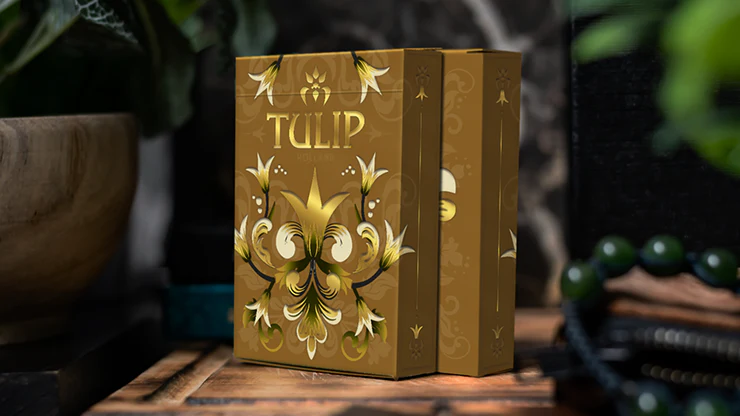 Grand Tulip Limited Edition Gold Playing Cards by DCHC