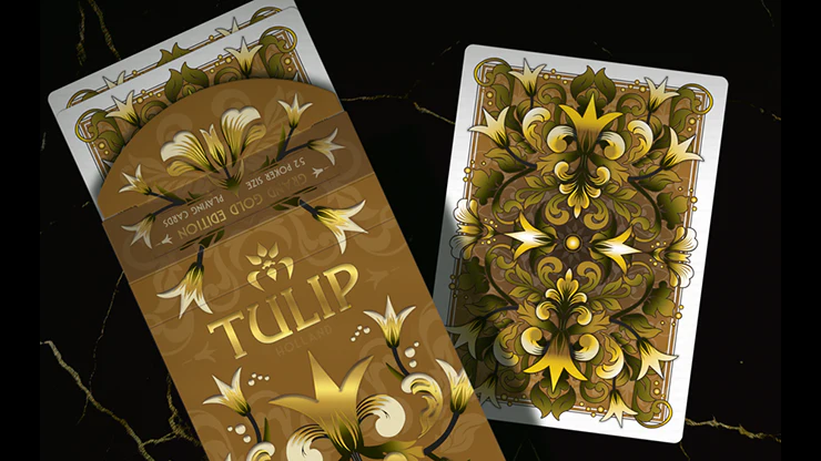 Grand Tulip Limited Edition Gold Playing Cards by DCHC - Image 3