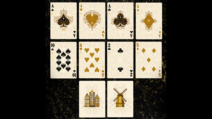 Grand Tulip Limited Edition Gold Playing Cards by DCHC - Image 6