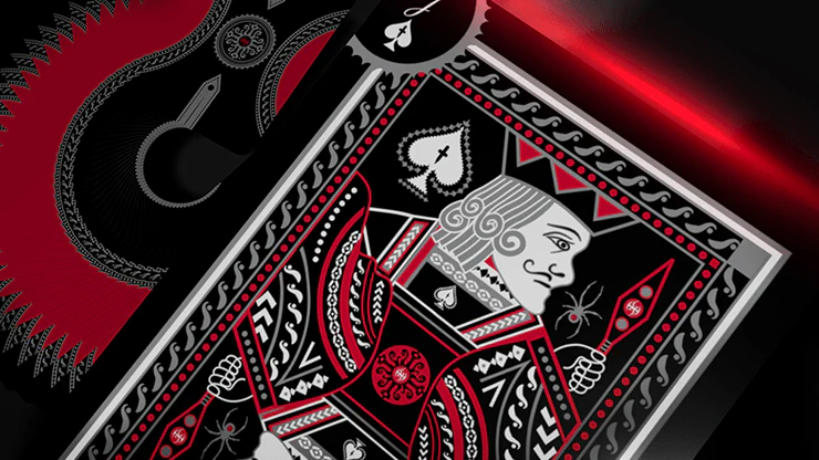 Grandmasters Black Widow Spider Playing Cards USPCC - Image 2