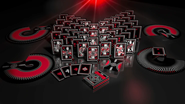 Grandmasters Black Widow Spider Playing Cards USPCC - Image 3