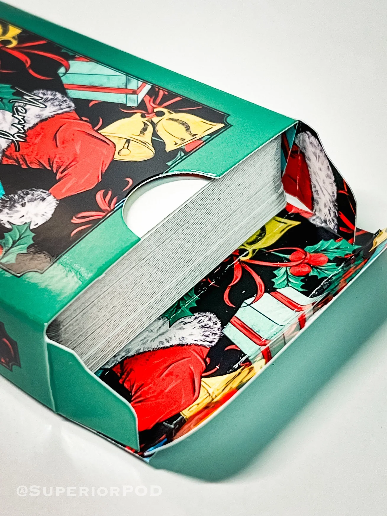Green Christmas Playing Cards - Image 3