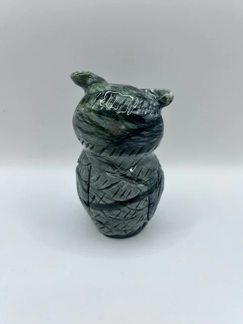 Green Jasper Owl - Image 4