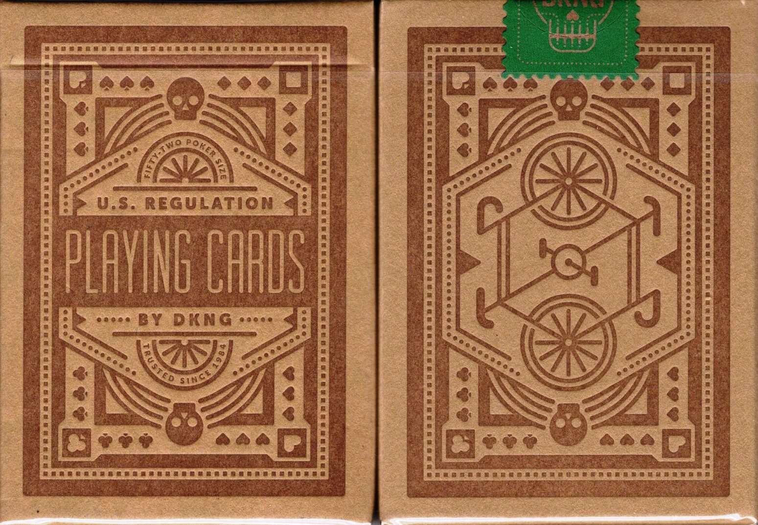 Green Wheel Playing Cards USPCC