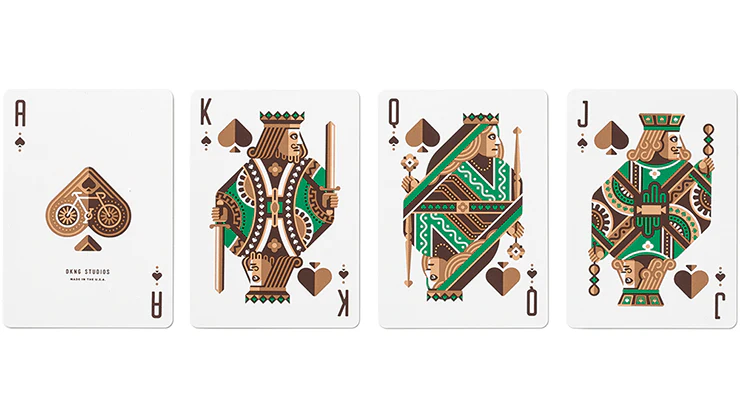 Green Wheel Playing Cards USPCC - Image 4