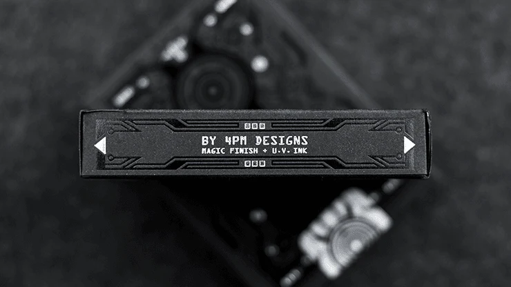 Grid Blackout UV Ink Bicycle Playing Cards - Image 5