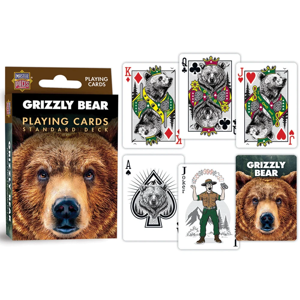 Grizzly Bear Playing Cards by Masterpieces - Image 3