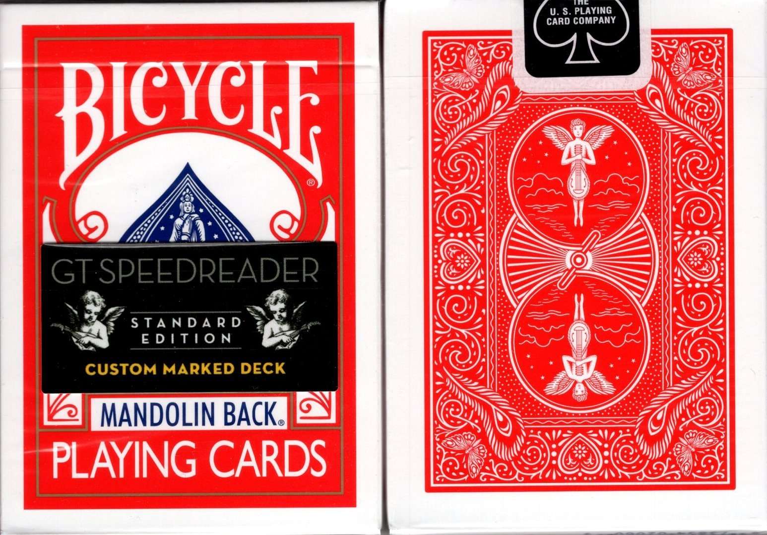 GT Speedreader Standard Mandolin Marked Bicycle Playing Cards - Image 3