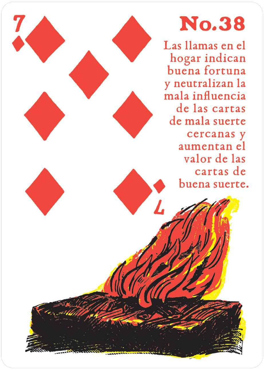 Gypsy Witch Spanish Fortune Telling Playing Cards USGS - Image 3