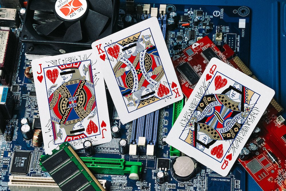 Hack The Planet Black Hat Playing Cards with Numbered Seal - USPCC - Image 4