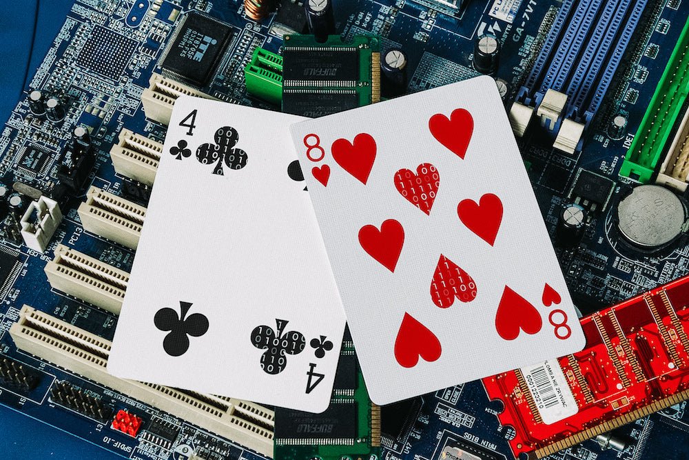 Hack The Planet White Hat Playing Cards with Numbered Seal - USPCC - Image 6