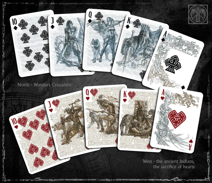 Heroes of the Nations Playing Cards USPCC - Image 5