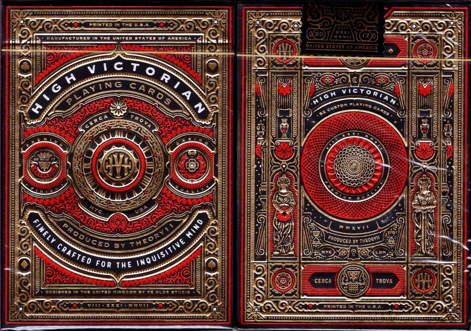 High Victorian Red Playing Cards by Theory11 - Image 3