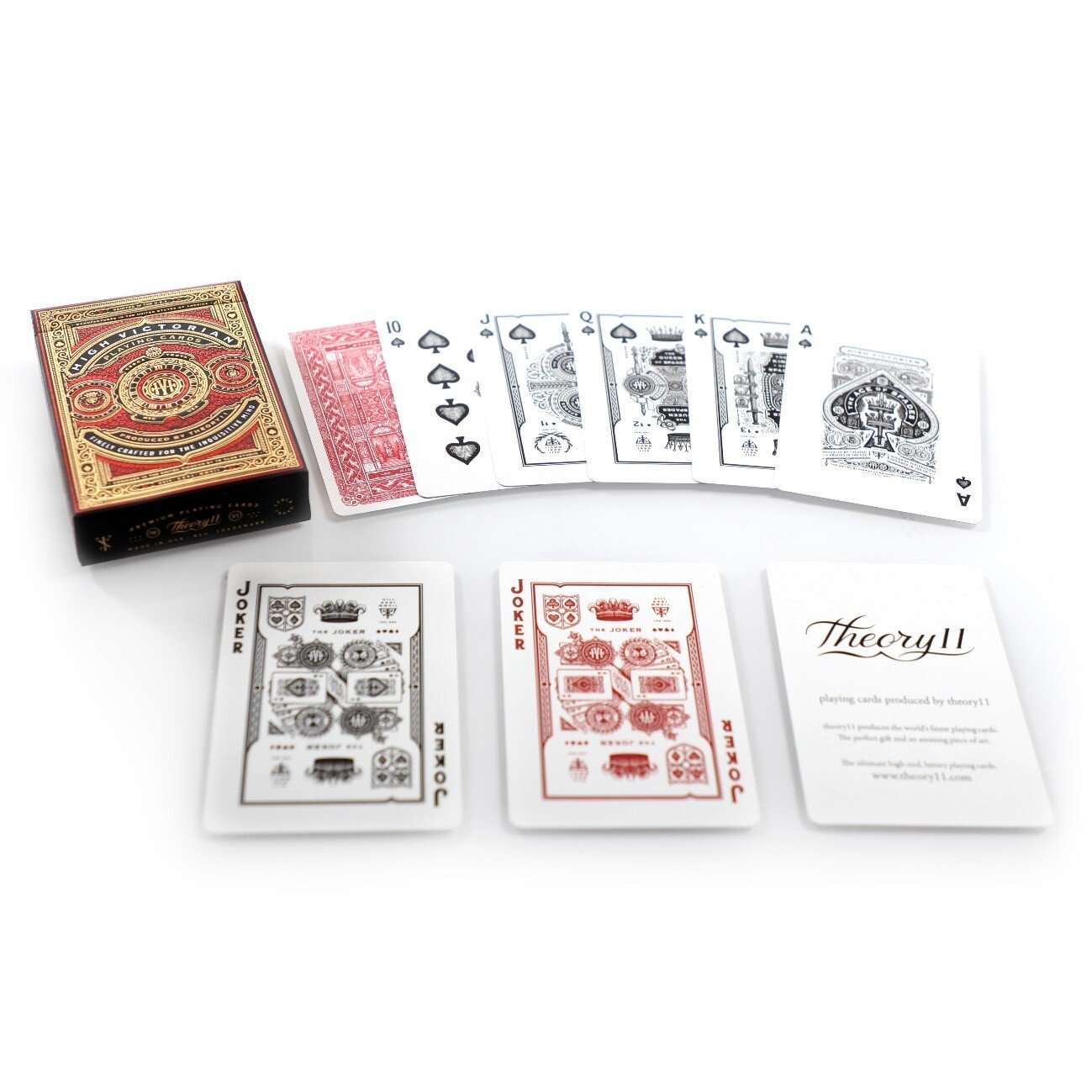 High Victorian Red Playing Cards by Theory11 - Image 7