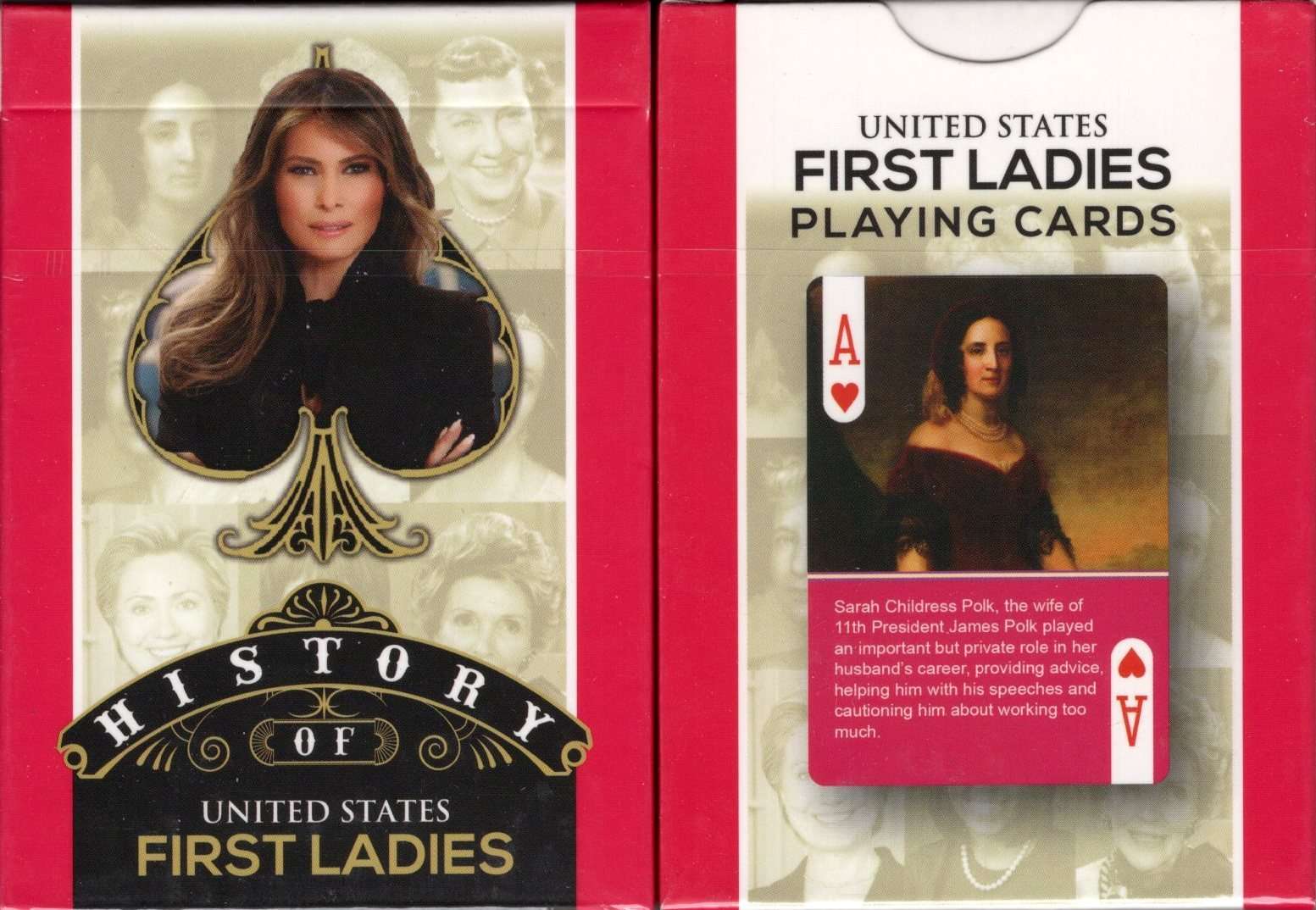 History Of American First Ladies Playing Cards WJPC