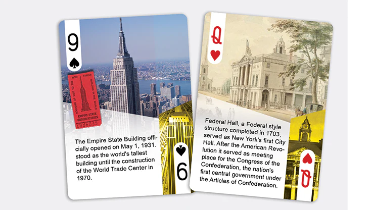 History Of New York City Playing Cards WJPC - Image 5