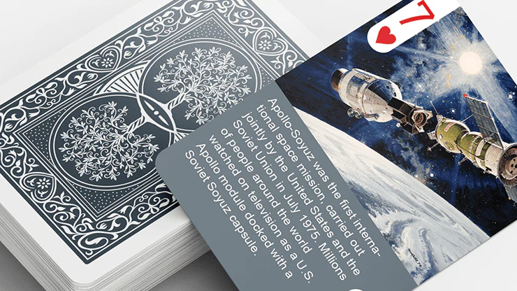 History of the American & Soviet Space Race Playing Cards WJPC - Image 4