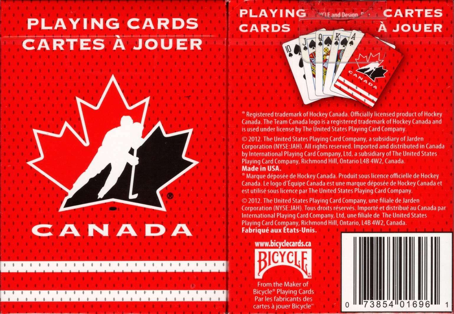 Hockey Canada Playing Cards USPCC - Image 2