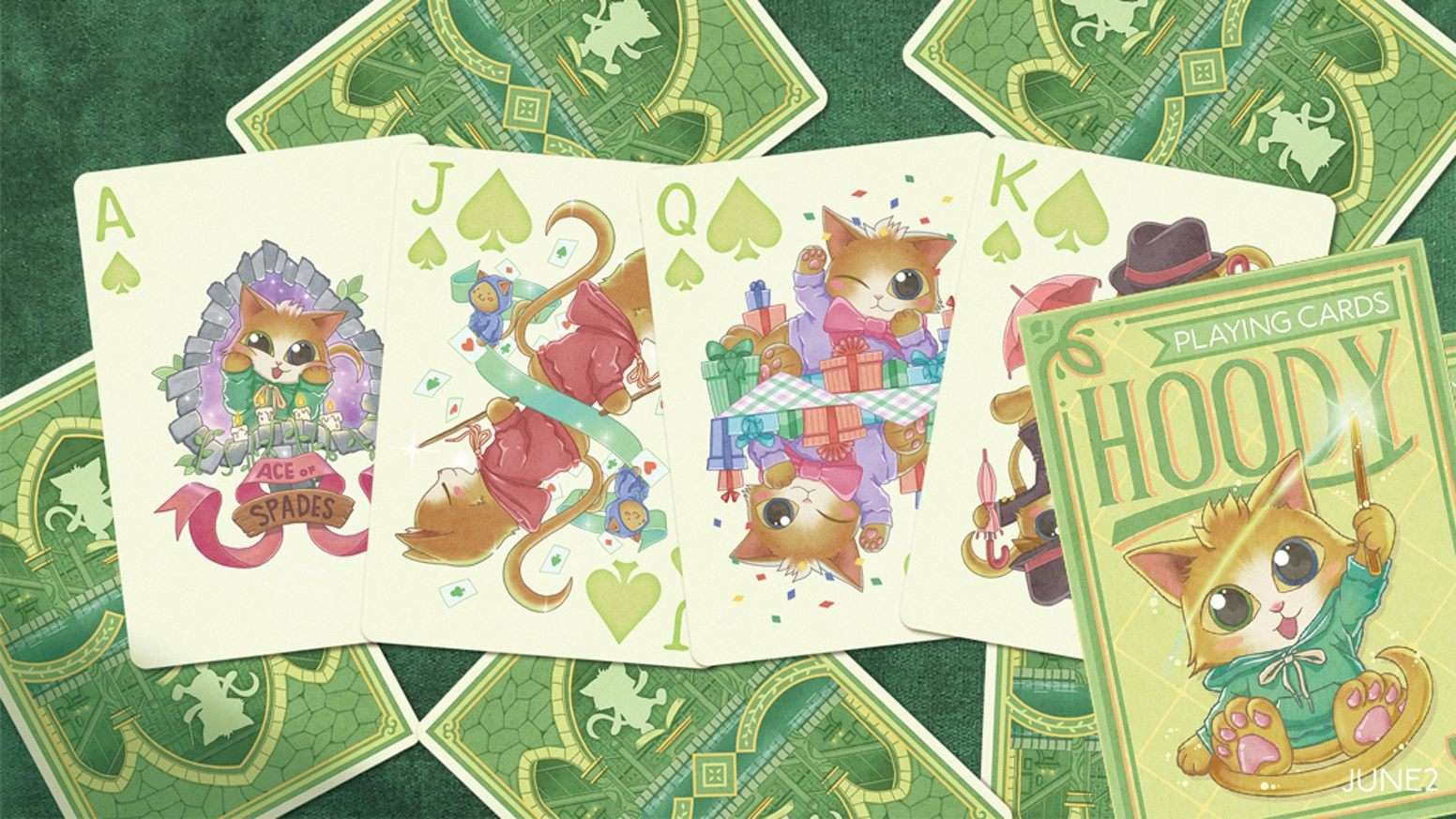 Hoody Cat Playing Cards JJPC - Image 3