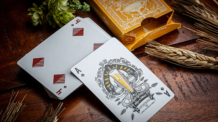 Hops & Barley Pale Gold Pilsner Playing Cards Cartamundi - Image 3