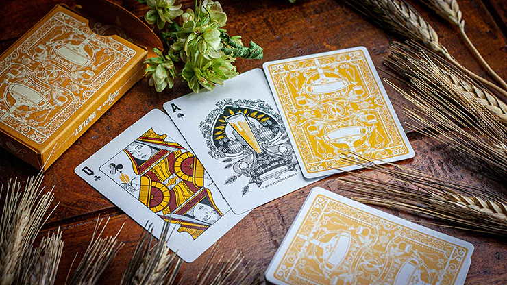 Hops & Barley Pale Gold Pilsner Playing Cards Cartamundi - Image 5