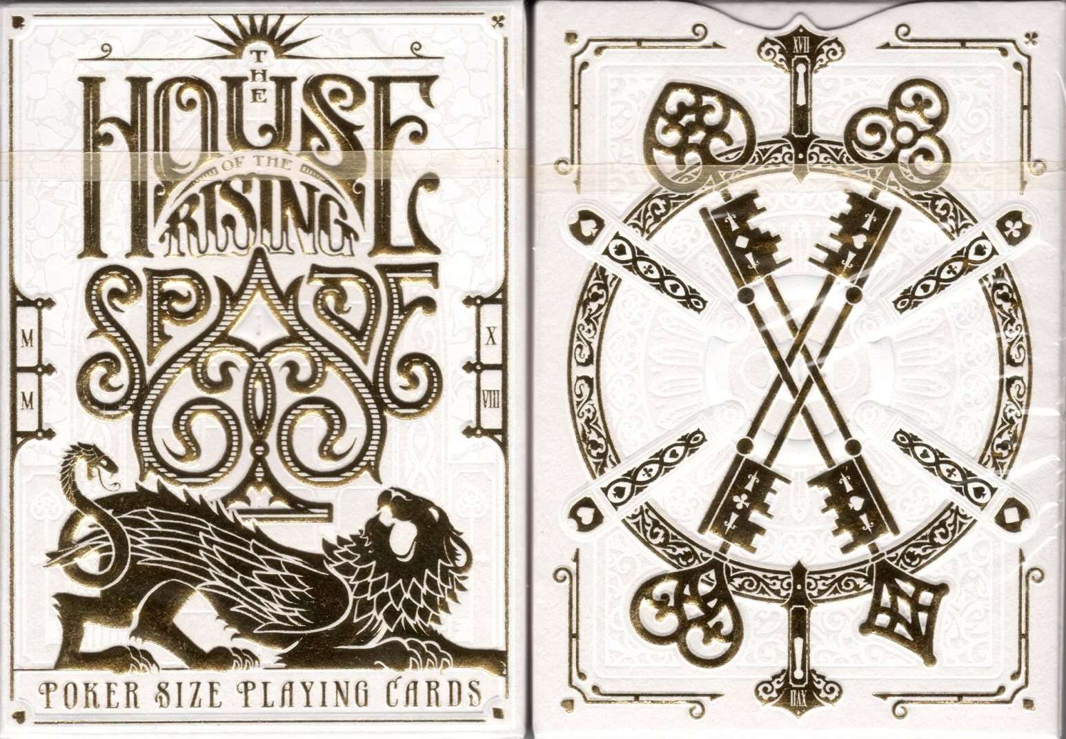 House of the Rising Spade Faro Playing USPCC