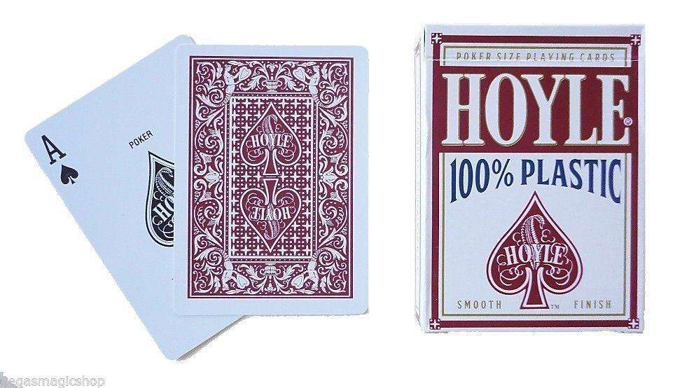 Hoyle 100% Plastic Blue & Red Deck Set Playing Cards - Image 4