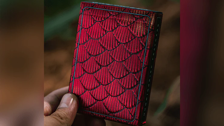 Hummingbird Feathers Red Playing Cards Cartamundi - Image 6
