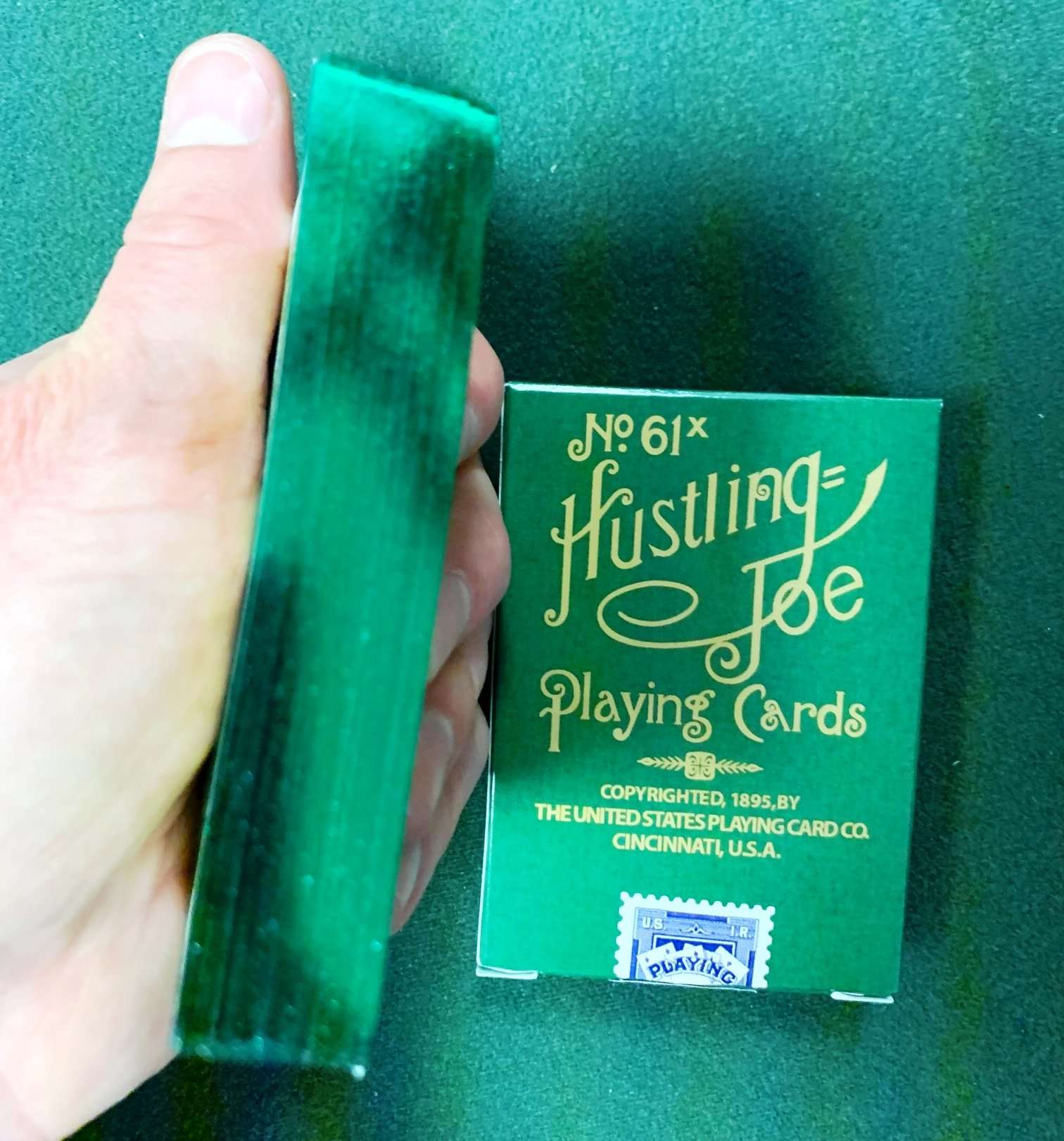 Hustling Joe Reproduction Gilded Playing Cards USPCC - Image 4