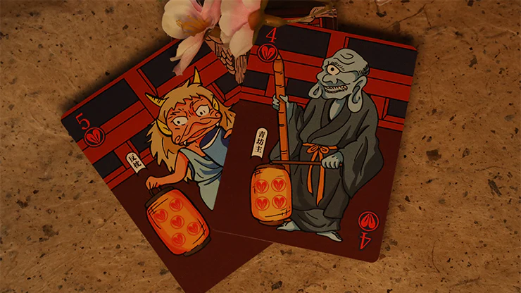 Hyakki Yagyo Yokai Realm by Bloom Playing Cards - Gilded and Foiled - Image 4