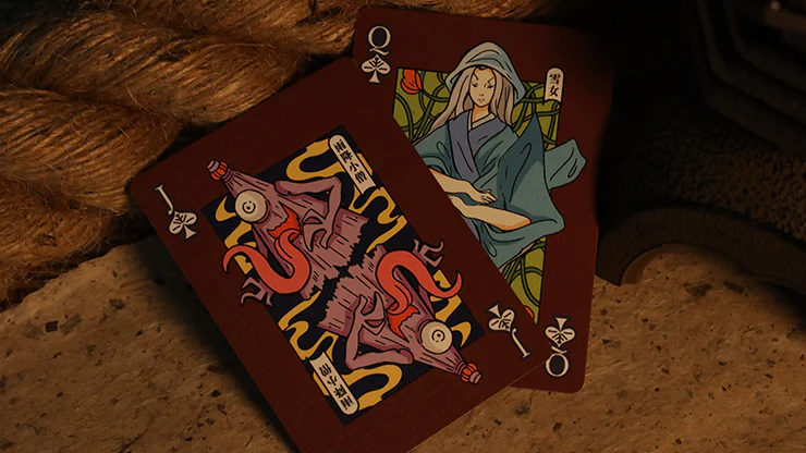 Hyakki Yagyo Yokai Realm by Bloom Playing Cards - Gilded and Foiled - Image 5