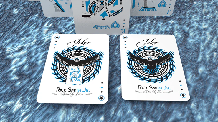 Ice Falcon Throwing Playing Cards USPCC - Image 3