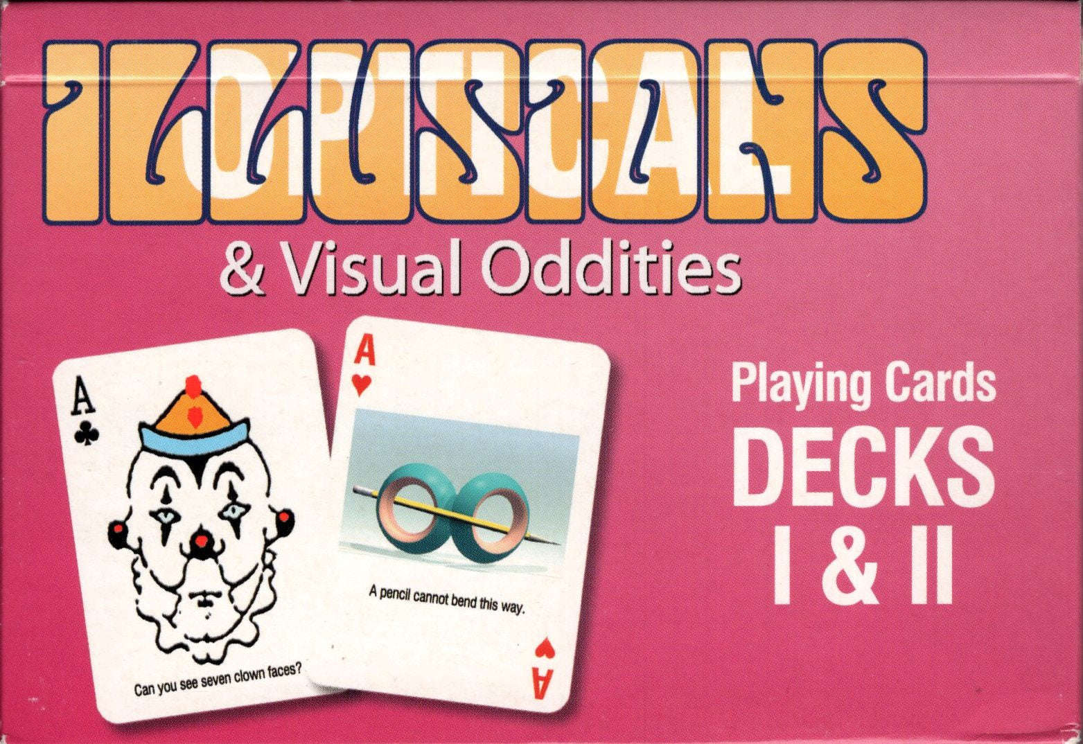 Illusions & Visual Oddities Playing Cards 2 Deck Set USGS