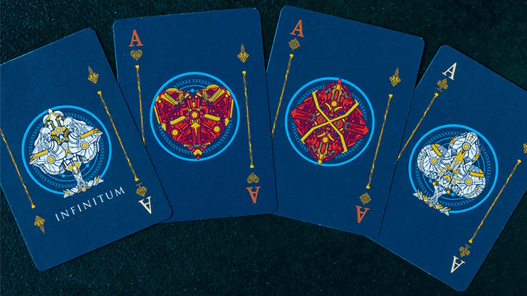INFINITUM Royal Blue Playing Cards WJPC - Image 5
