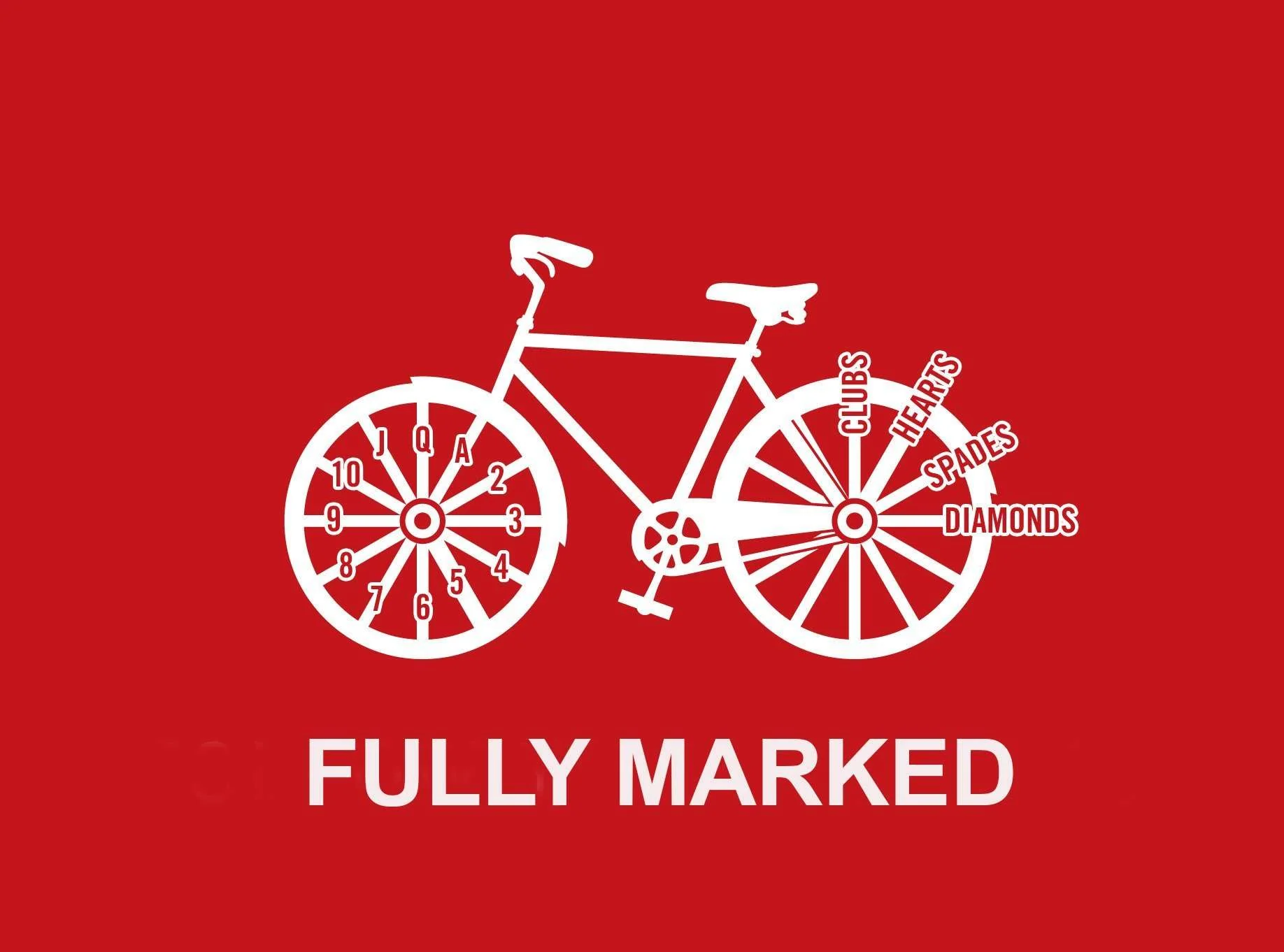Inspire Red Marked Bicycle Playing Cards - Image 5