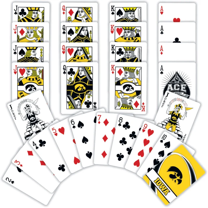Iowa Hawkeyes Playing Cards by Masterpieces - Image 2