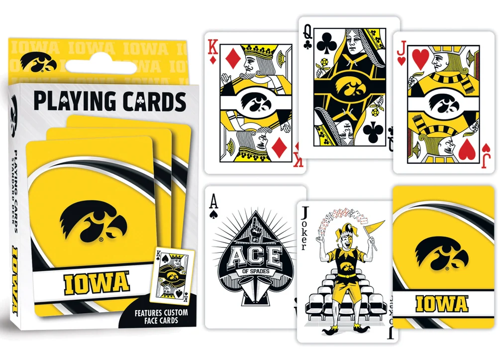 Iowa Hawkeyes Playing Cards by Masterpieces - Image 3