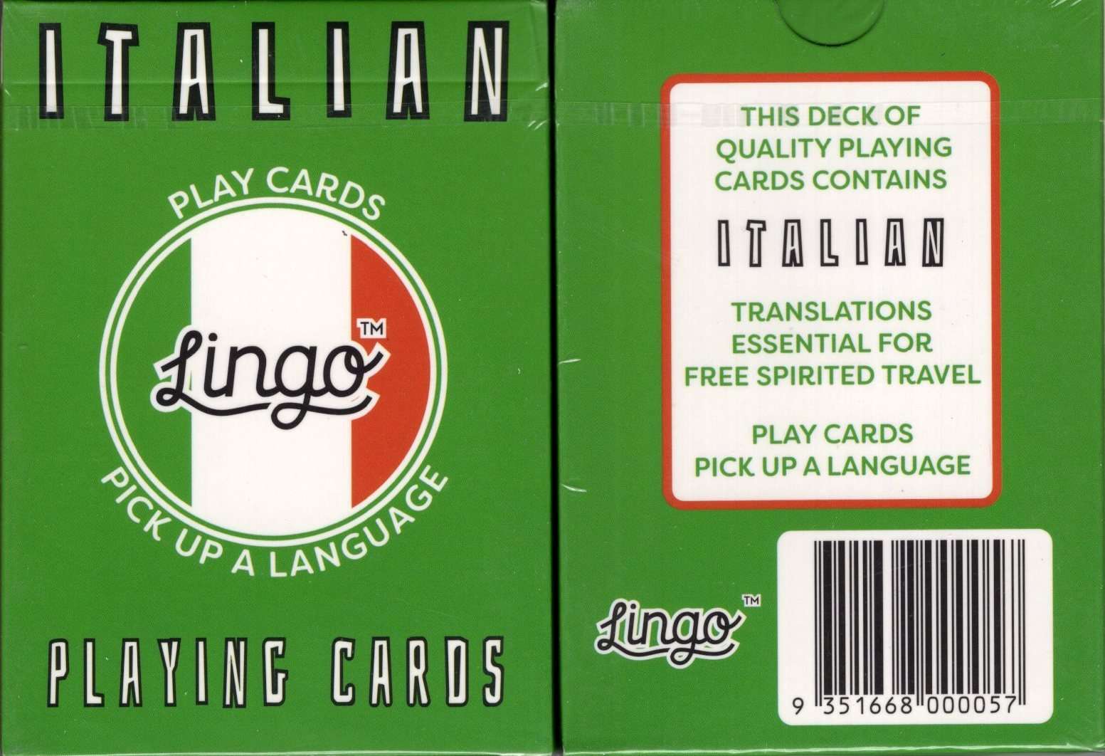 Italian Lingo Playing Cards