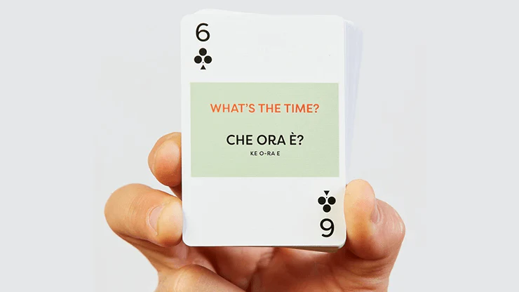 Italian Lingo Playing Cards - Image 4