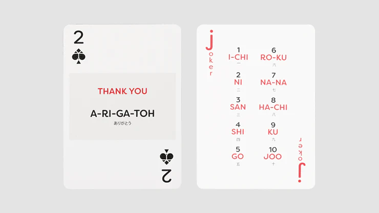 Japanese Lingo Playing Cards - Image 2