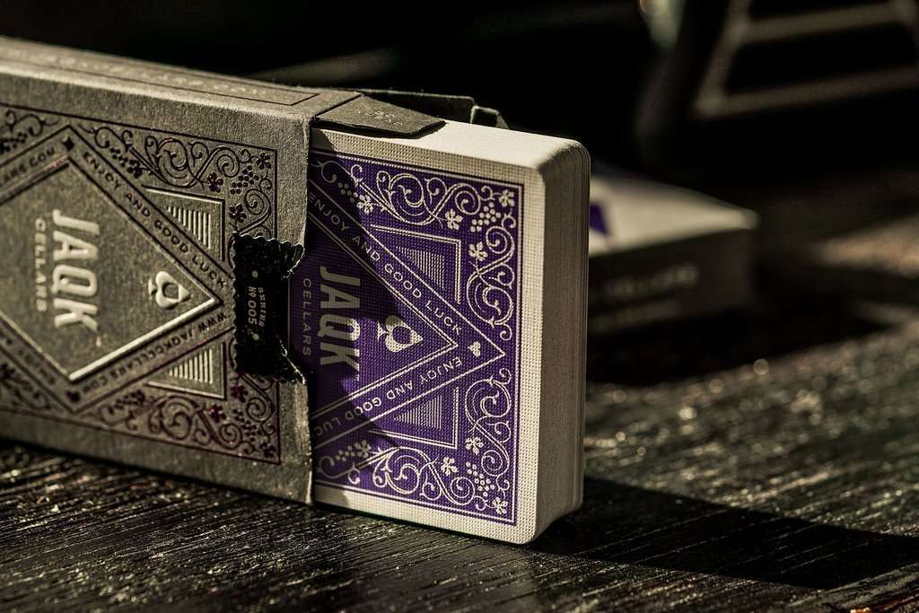 JAQK Cellars Amethyst Playing Cards USPCC - Image 5