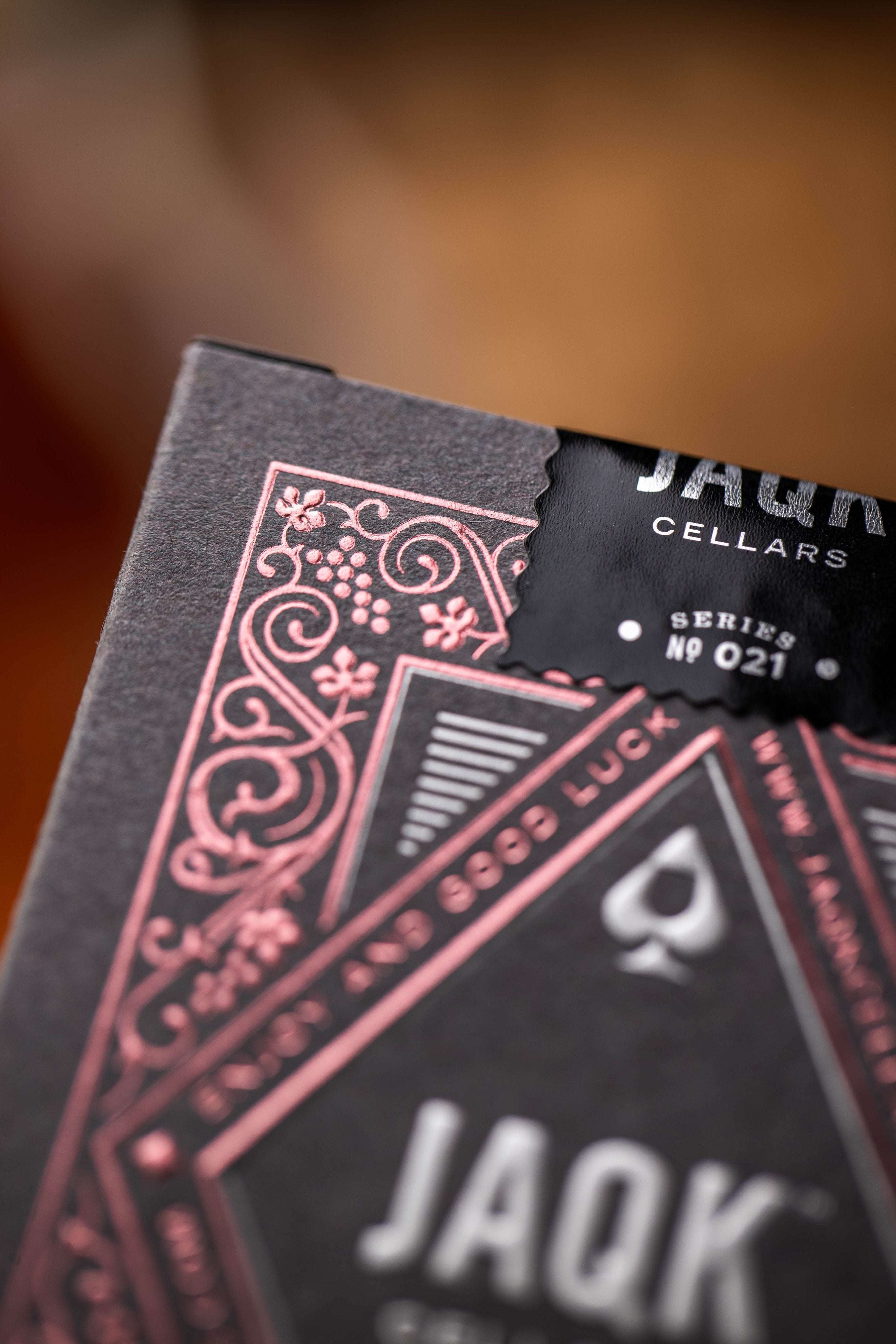 JAQK Cellars Rose Playing Cards USPCC - Image 3