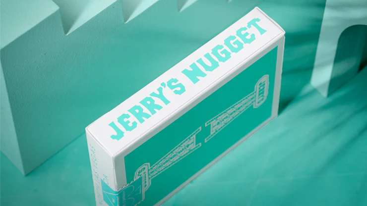 Jerry's Nugget Monotone Tiffany Blue Playing Cards USPCC - Image 4