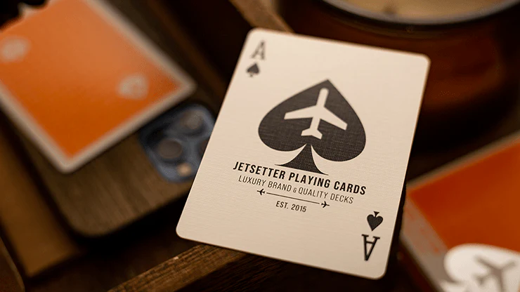Jetsetter Hangar Orange Playing Cards EPCC - Image 5