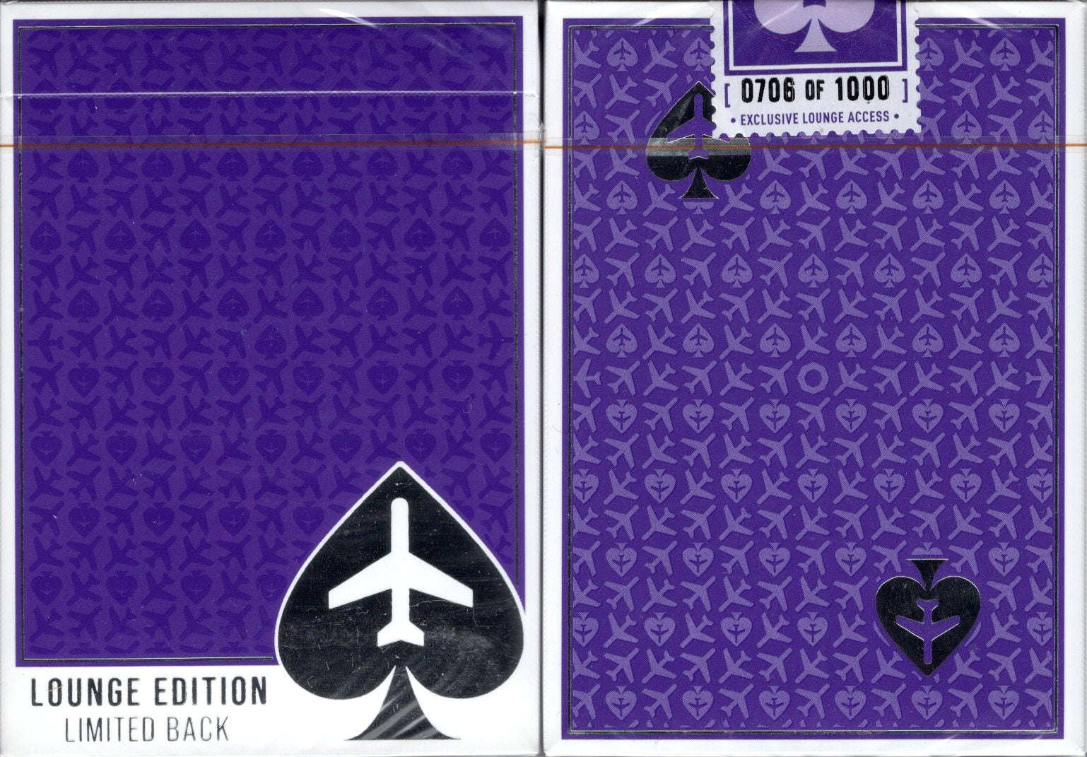Jetsetter Lounge Limited Purple Playing Cards EPCC