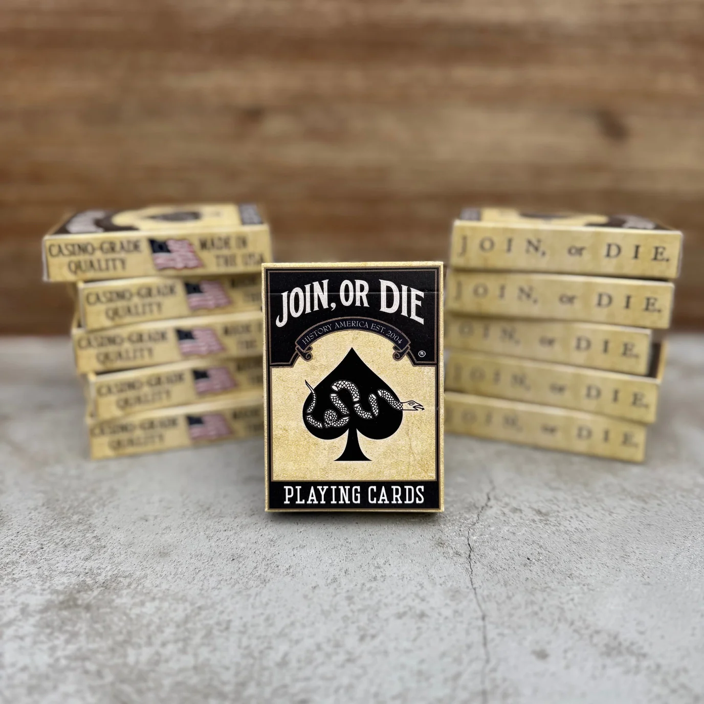 Join, or Die Playing Cards