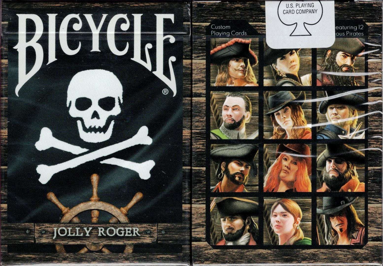 Jolly Roger Stripper Bicycle Playing Cards