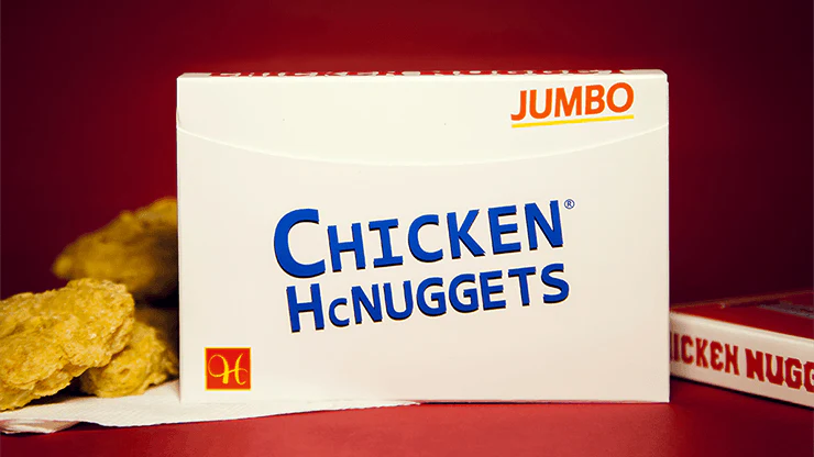 Jumbo Chicken Nugget Red Playing Cards HCPC - Image 6